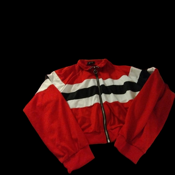 Nwot forever 21 cropped zip top - Picture 1 of 4